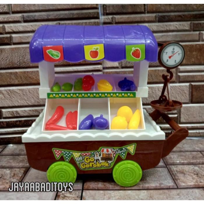 KGP 18 - Mainan gerobak candy & biskuit / Gerobak Sayur KGP17 / KGP18