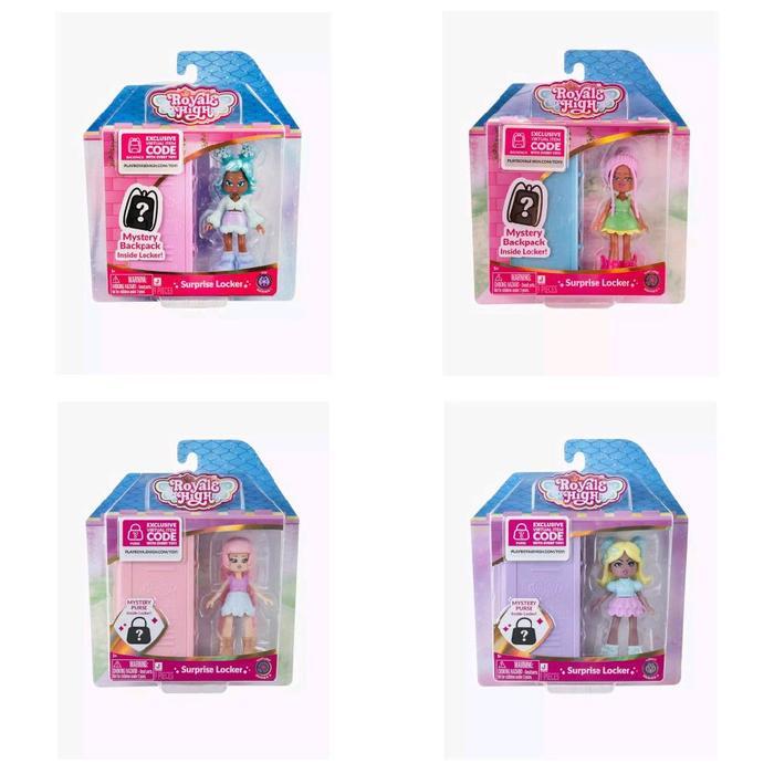 TERBAIK Mainan Anak Roblox Royale High SURPRIZE  LOCKER Light Mini Doll (Tas Ransel Misteri, Kode It