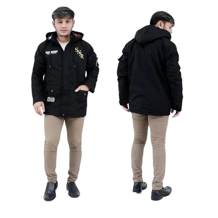 Jaket Parka Kanvas Original / Jacket Canvas Pria Ori Sensor Bordir Tebal Custom Casual