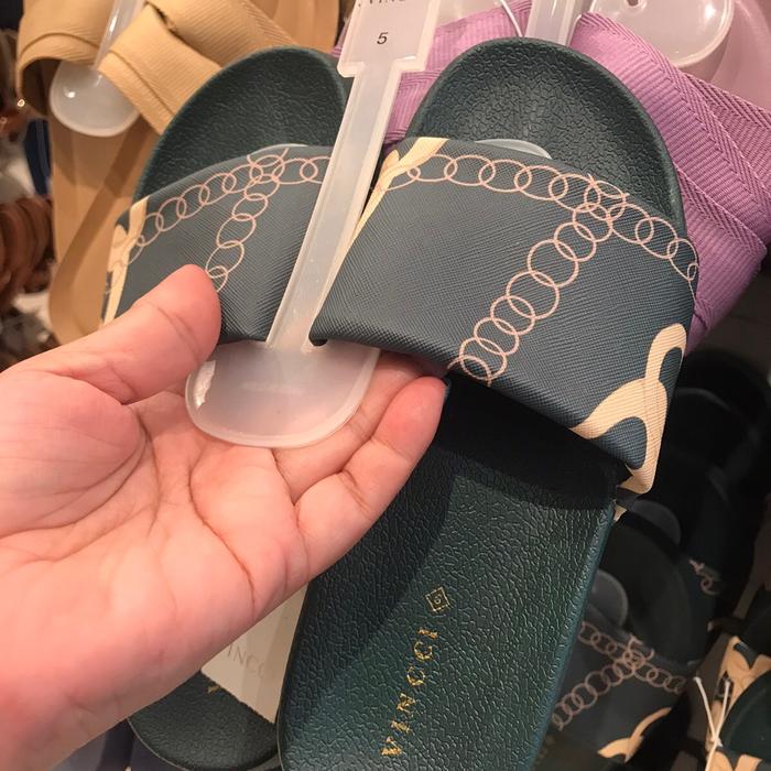 Sandal Vinccii Original Malaysia Tanpa Hak Shoes Sendal