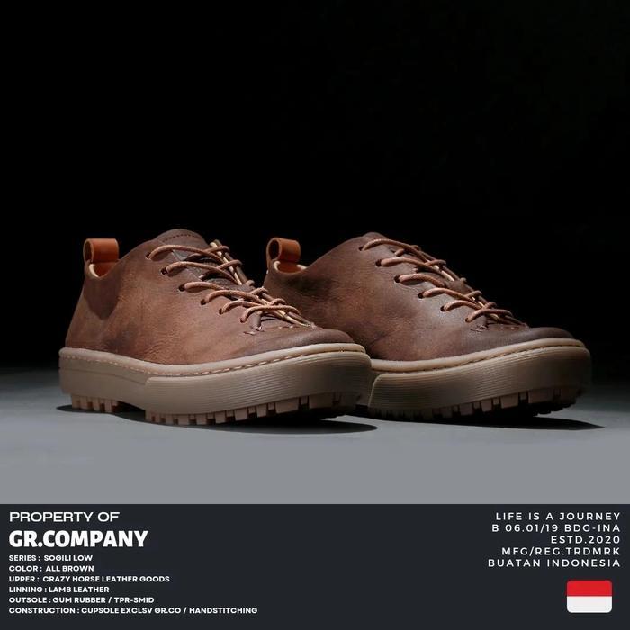 NEW GR.Company - Sogili Low - Sepatu Sneakers Kulit