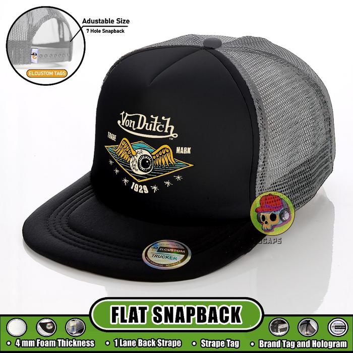 Vondutch / Topi Jaring / Topi Jaring Snapback / Topi Distro / Topi Pria / Topi Premium / Topi Jaring