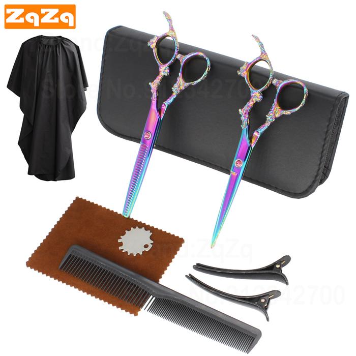 ZqZq Hair Cutting Scissors Set Professional Haircut Scissors Kit with