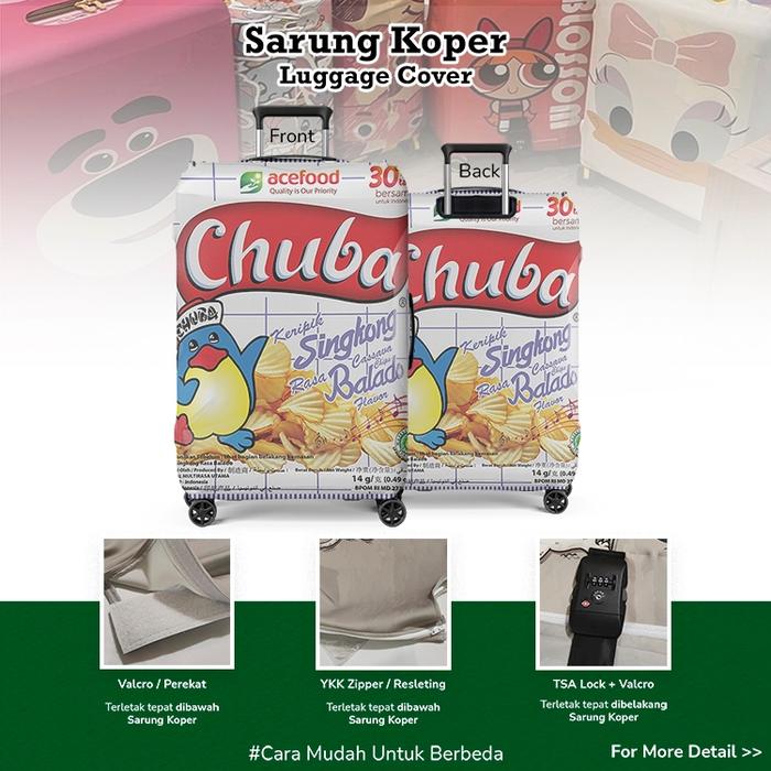 Chuba Keripik Singkong Balado | Cover Pelindung Koper / Sarung