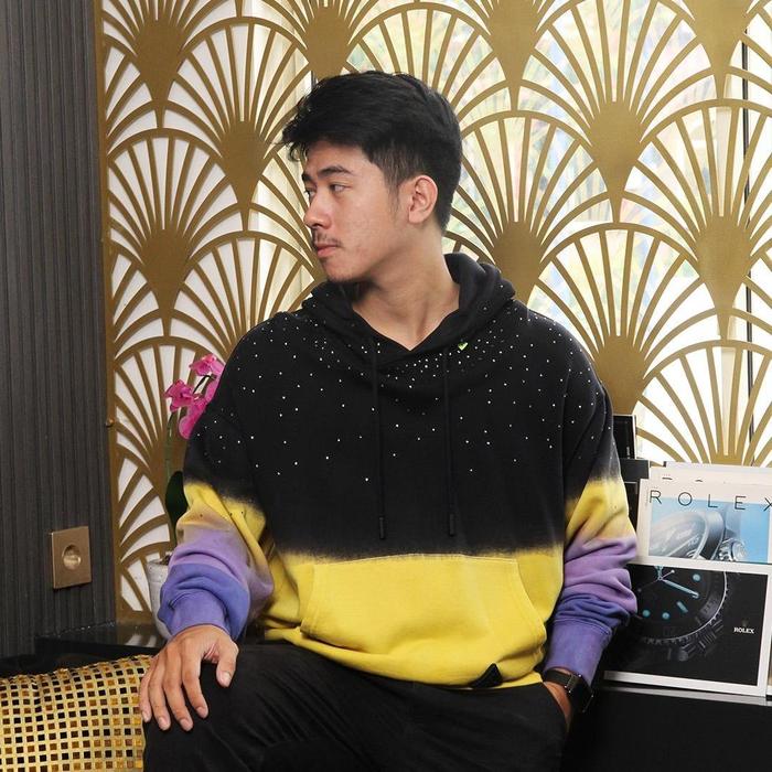 Off White Tye Dye Over Jaket Hoodie Yellow