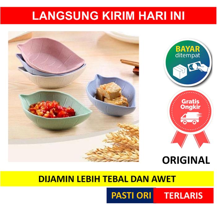 [ MANGKOK DAUN ] Mangkuk Sambal Mangkok Sambel Daun TEMPAT SAMBAL KECAP HIGH QUALITY Bahan Plastik J