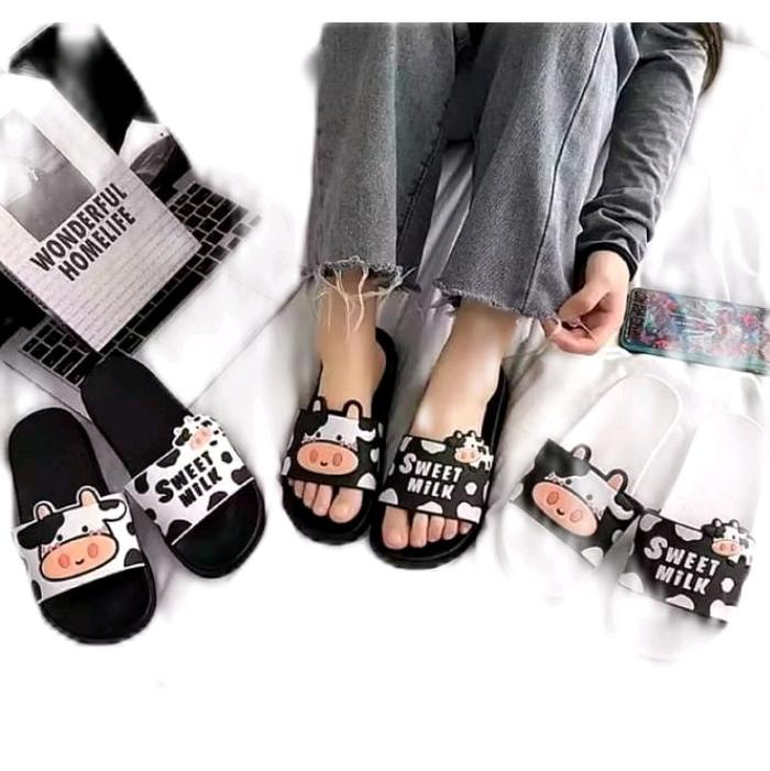 sweet sandal sapi wanita lucu