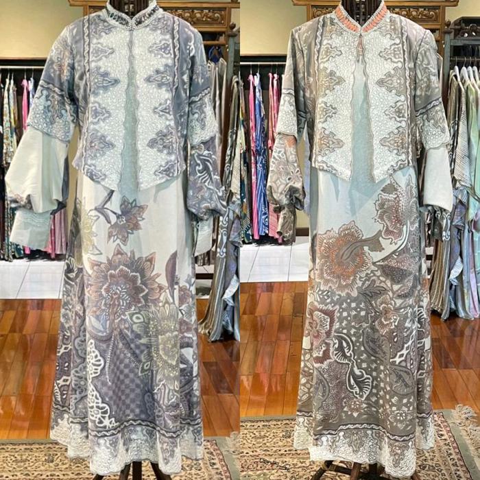 Abaya Katun Silk Bordir Payet by Dian Pelangi ORIGINAL Busana Muslim Maxi Gamis Dress Gaun Outfit Pe