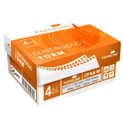 [ DUS ] Kertas Komputer Continuous Form 4 Ply 9,5 x 11 - Paperline CF K4 W (Full) MURAH!