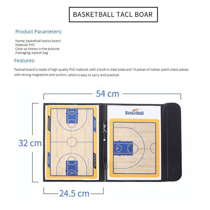 Papan Strategi Basket Futsal Basketabll Coaching Board Magnetic Tactical Board Pelatih Basket Bola
