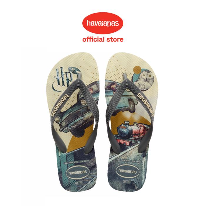 [ONLINE EXCLUSIVE] Havaianas 7469 - Harry Potter Beige/Gray Steel - Sandal Pria