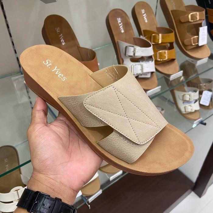 St.yves WQ60 sandal wedges wanita hak 5cm sangat empuk super comfy