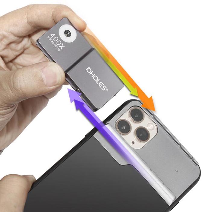 400 Times Microscope Phone Case For Apple Iphone 14 13 PRO MAX 11 pro