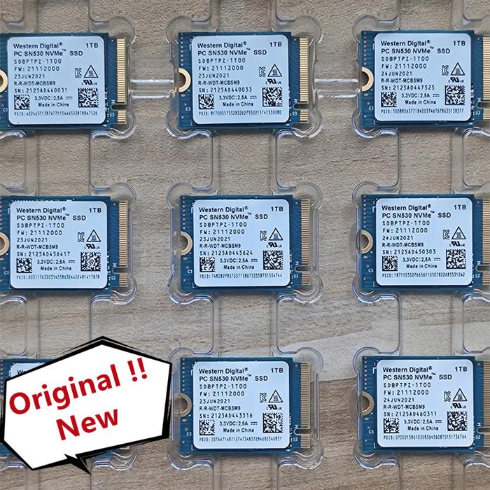 New Western Digital WD SN530 2230 SSD 1TB 512GB 256GB NVMe PCIe Gen3