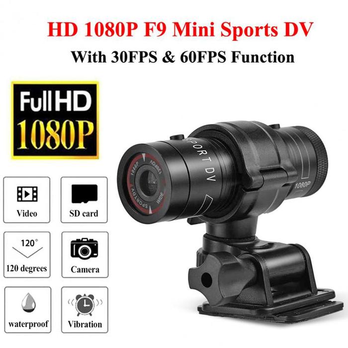 New Motorcycle Camera Full HD 1080P Mini Sports DV Camera Bike