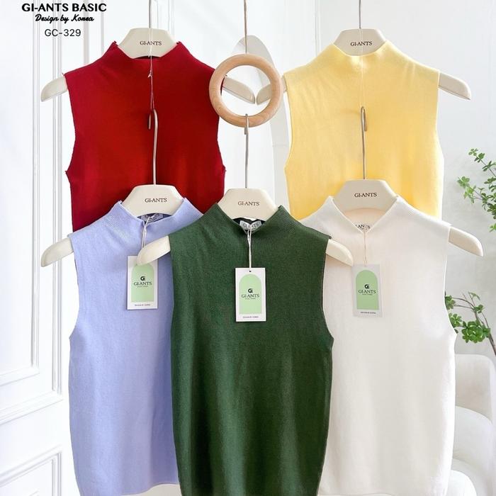 GIANTS TANKTOP 007 BASIC WANITA RAJUT KOREAN