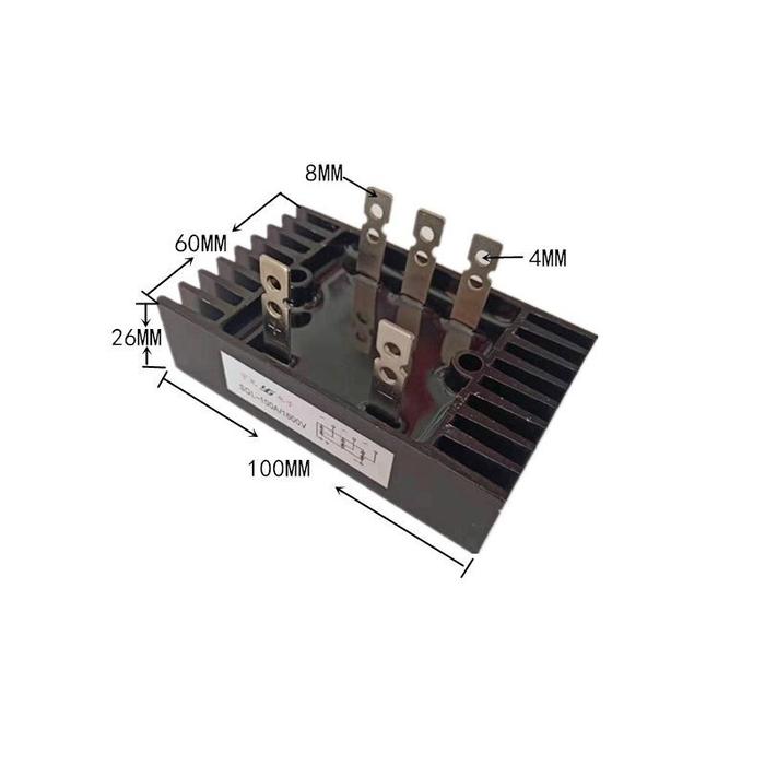 Dioda Bridge SQL60A/SQL100A Silicon Kotak 1600V