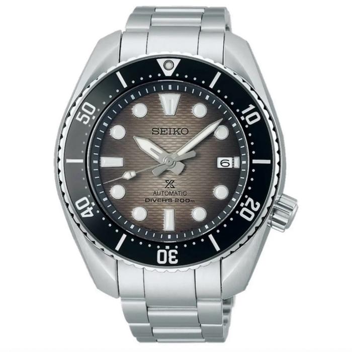 Jam Tangan Seiko Prospex Sea SPB323J1 Automatic Divers King Sumo Grey Dial Ceramic BezelStainless St
