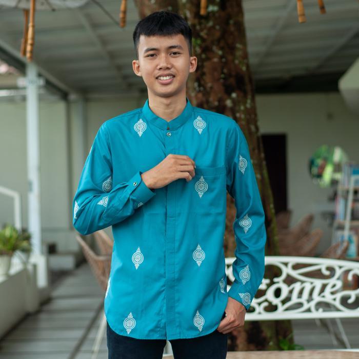 Promo Guncang Al -Jami Abbas Kemeja Koko Sultan Premium Full Bordir Batik Mewah Lengan Panjang Katun