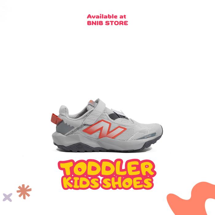 Sepatu Sneaker Anak NB Kids DynaSoft Nitrel v6 Bungee Lace with Top Strap Grey Matter [PANTRLB6] Ori