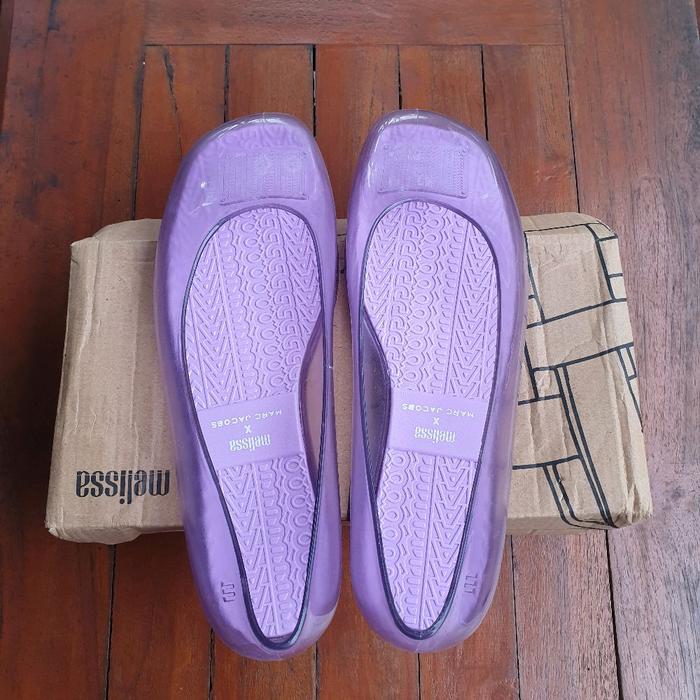 New!! Sepatu Melissa Ruby x Marc Jacobs Purple