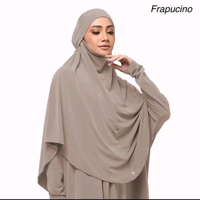 Halima Hijab cadar Jersey kerudung bergo instan french Khimar cadar madinah syar'i jumbo remaja dewa