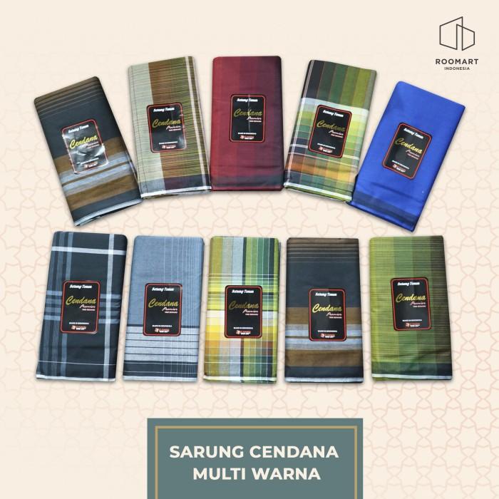 Sarung Cendana Pria Motif Toraja Multi Warna Serat Nanas