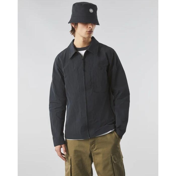 Pretty Green Heaton Overshirt In Black