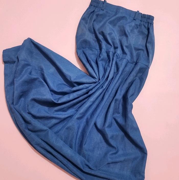 Rok biru SMA/SMK - Rok Panjang Biru  untuk SMA/SMK