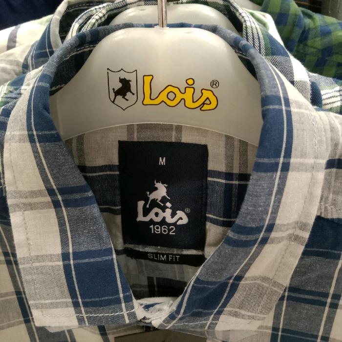 LOIS BAJU KEMEJA CASUAL PRIA LENGAN PENDEK ORIGINAL