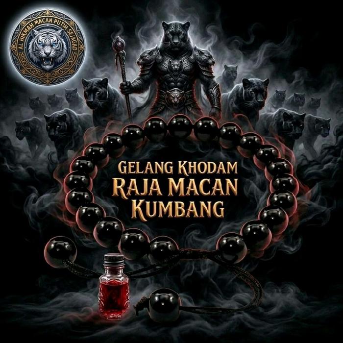 Gelang Khodam Raja Macan Kumbang bonus minyak perawatan