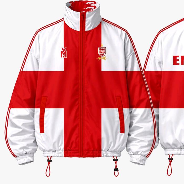 JAKET ENGLAND TRACKTOP BAGGY PREMIUM UNISEX YLIEMOFFICIALSTORE