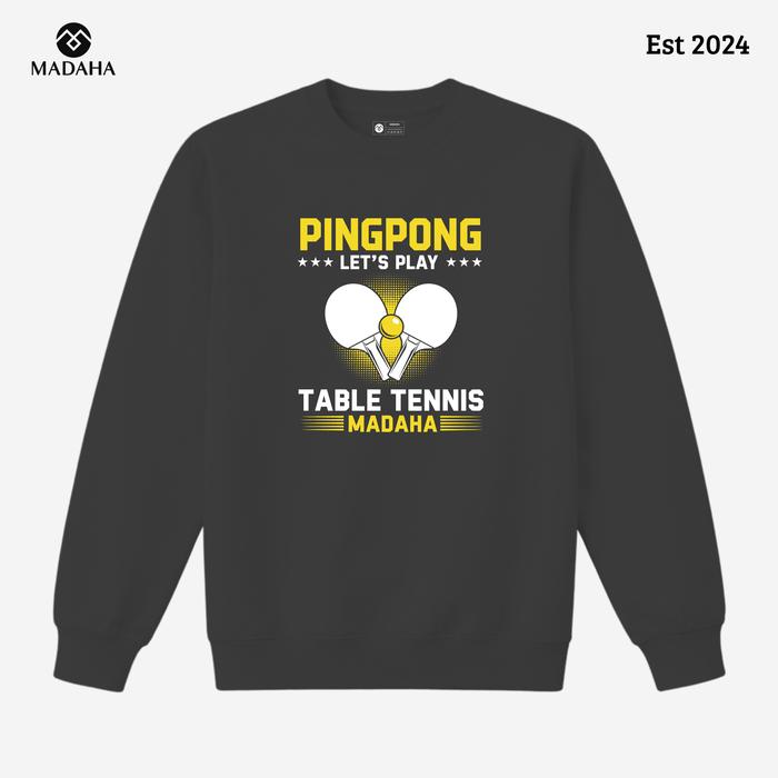 Madaha Sweater Crewneck Pingpong Small Ball Big Skill