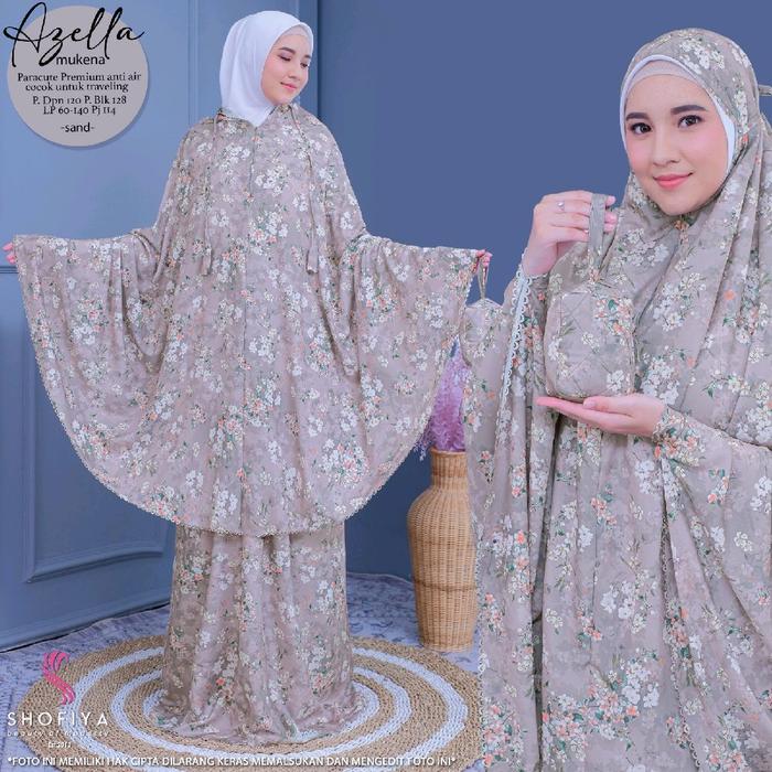 MUKENA AZELLA MOTIF BUNGA BY SHOFIYA
