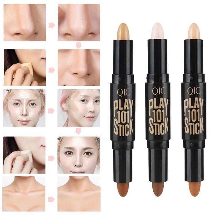 New Lady Facial Highlight Foundation Base Contour Stick Beauty Make