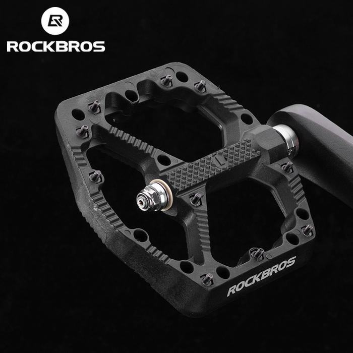 ROCKBROS Pedal Sepeda Anti-selip Mtb Bmx Pedal Sepeda Nilon