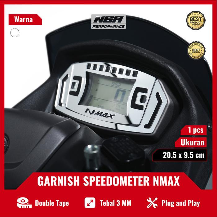 NSA GARNISH SPEDOMETER NMAX 2020 2021 2022 2023 BAHAN AKRILIK AKSESORIS NMAX GARNIS SPIDOMETER NMAX 