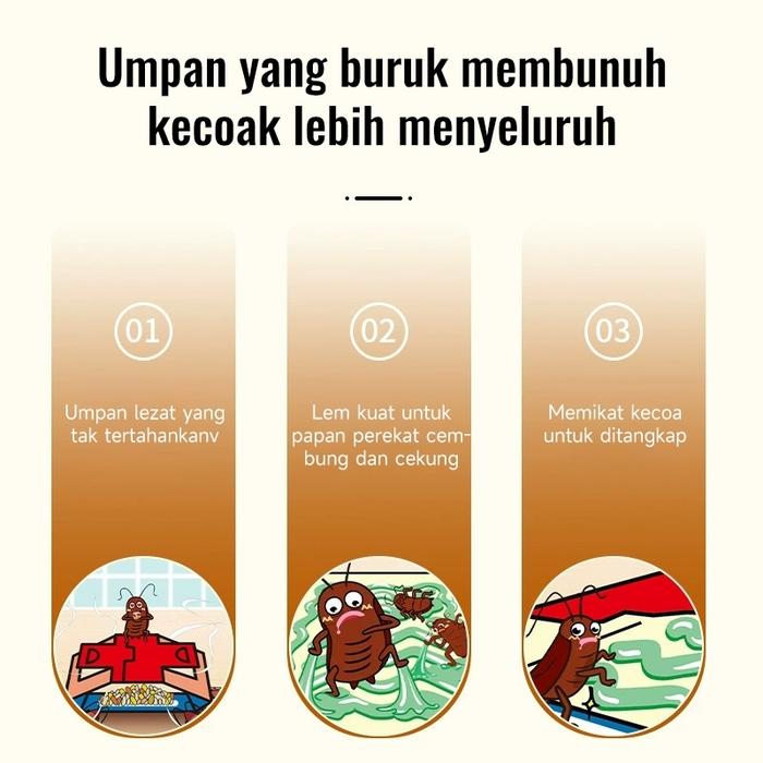 10 Pcs Perangkap Rumah kecoa perangkap kecoa jebakan kecoa/Jebakan Kecoa Pembasmi Kecoa Ampuh