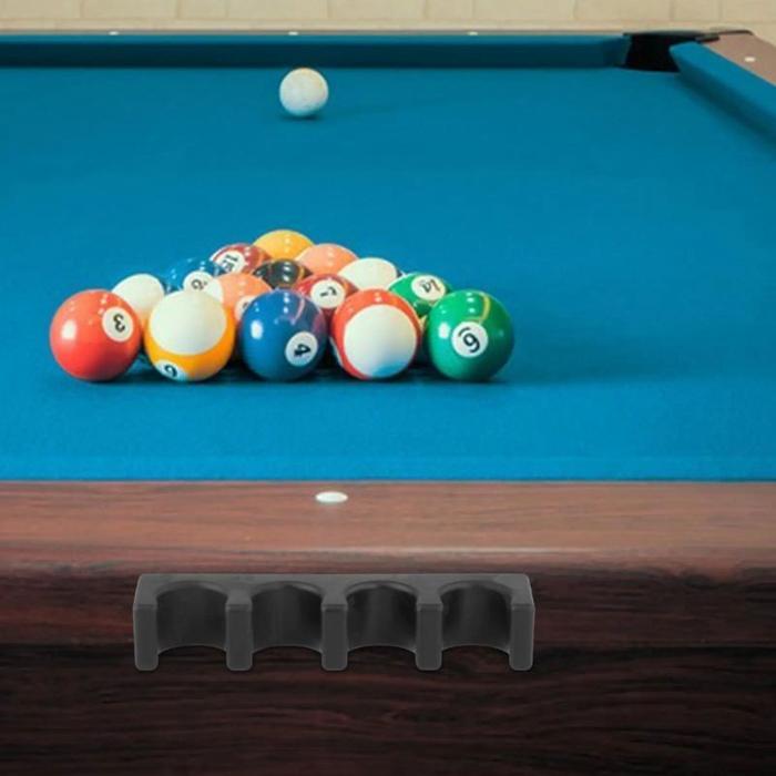 Rubber Stand Billiard 4 Slot Holder Stik Biliar Aksesoris Meja Biliar Alat Billiard Stick Cue Holder
