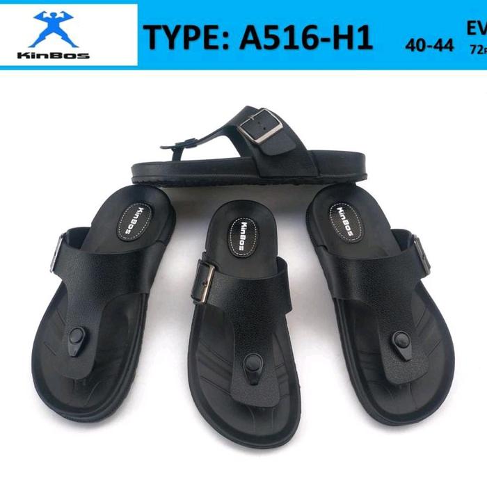 kinbos sandal karet jelly pria jepit