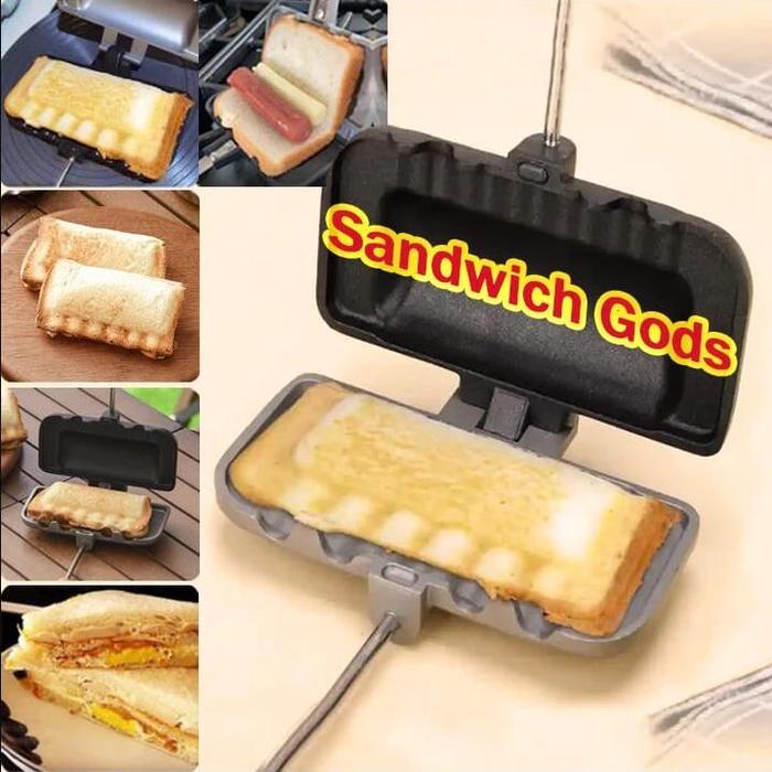 Cetakan Sandwich Waffle Maker Sandwich Sosis Waffle Maker Alat Cetakan Sandwich Waffle Panjang Pan