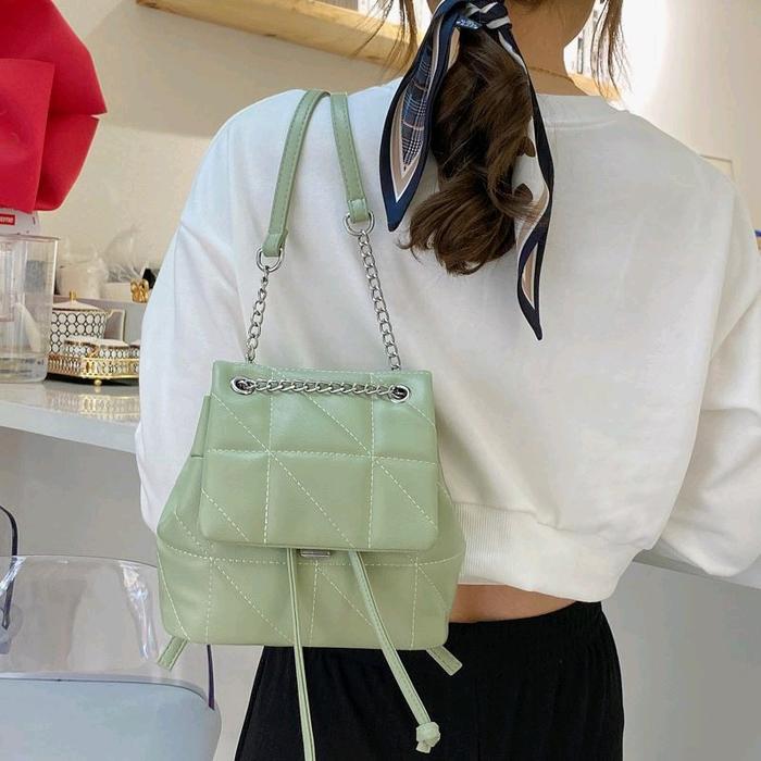 CRYSTAL DREAMS BAG - JTF504 - Tas Fashion Wanita Premium Import | Tas Ransel Mini Wanita Premium Imp