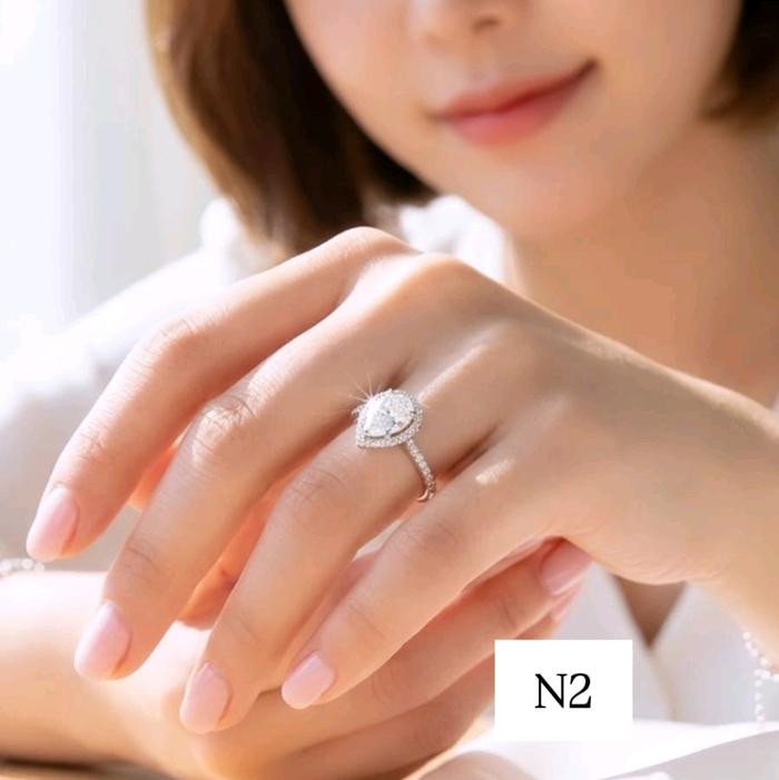 cincin labu permata putih