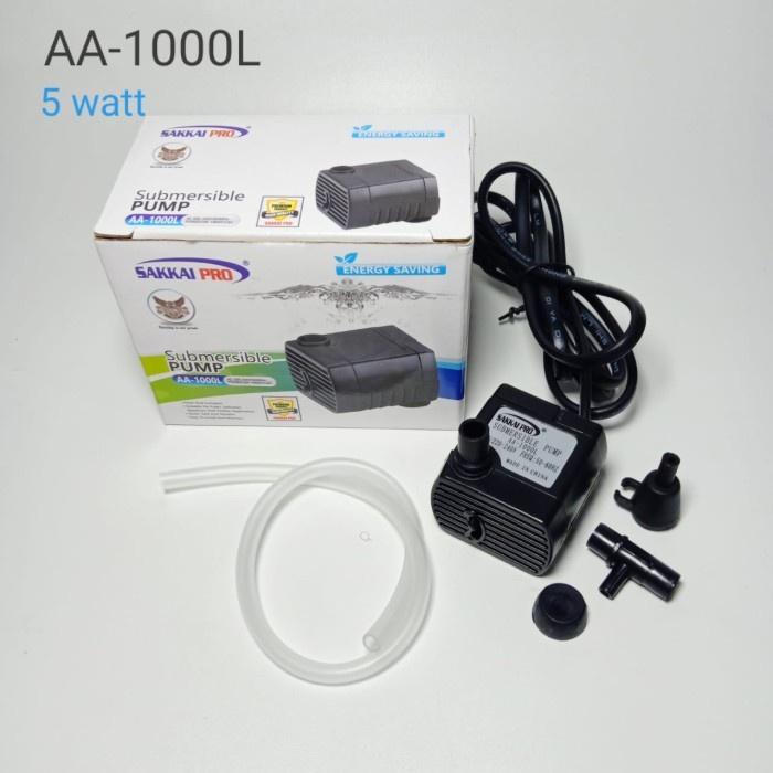 Submersible Pompa Aquarium Pump AA-1000L Mini SAKKAI PRO AA 1000L 1000 L / Aquascape 500 L/H Pompa M
