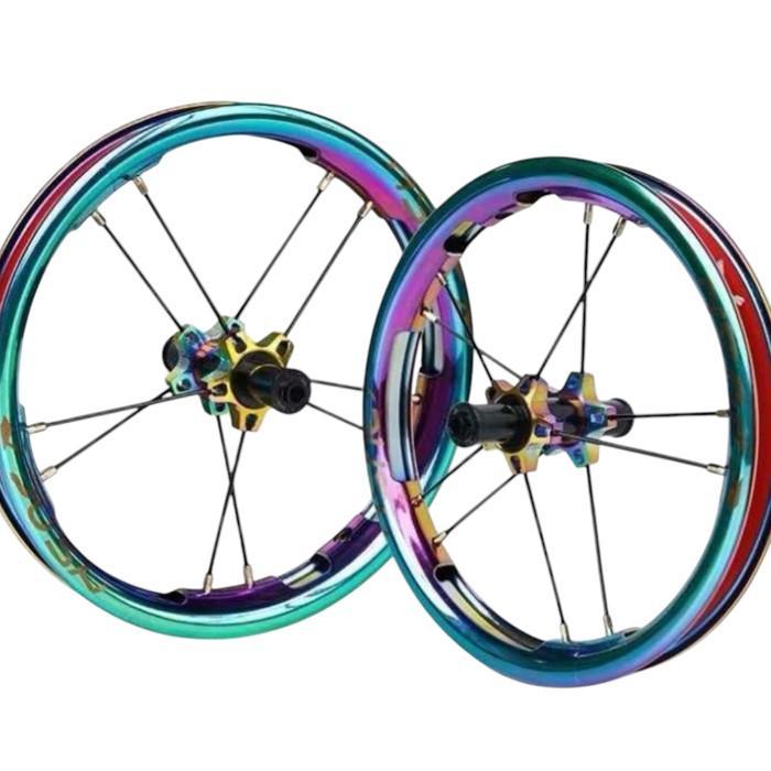 Xpush Wheelset 12 Inch Pushbike Balance bike Velg Electroplating Sepeda Anak Push bike - OLD 85mm