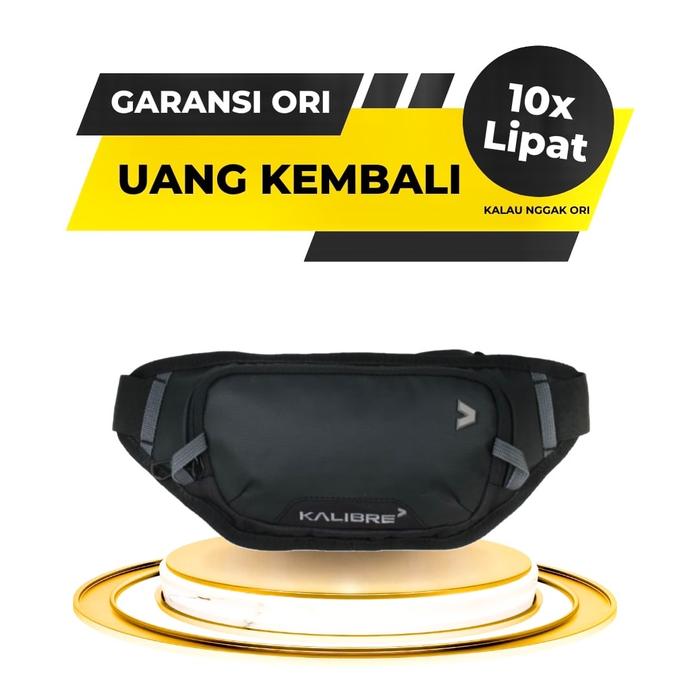 Tas Waistbag Kalibre Simple no Eiger Tas Pinggang Pria Cowok Cowo Wanita Original Ori