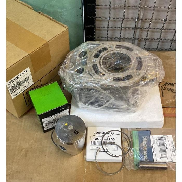BLOK HEAD KAWASAKI NINJA 2TAK SILINDER BLOK KOP NINJA 150 R RR 11005-1855 MURAH PISTON SEHER SEKER R