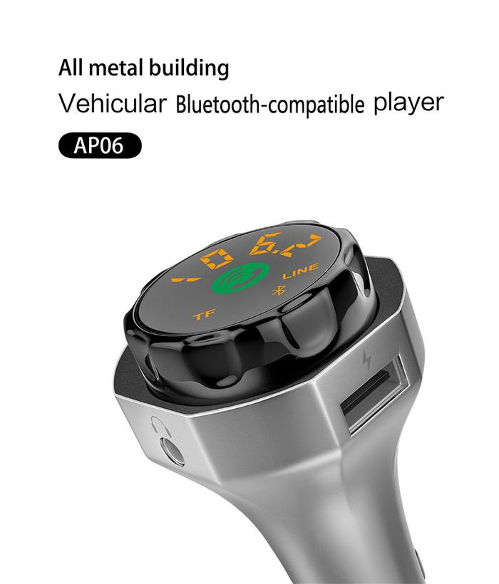 FM Transmitter Car Wireless Bluetooth-compatible FM Radio Modulator