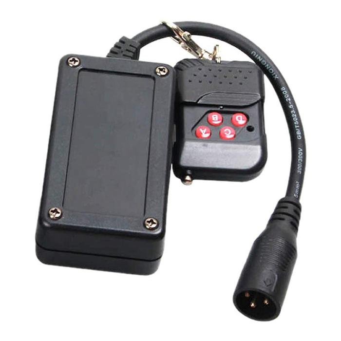 Portable 3 Pins XLR Wireless Remote Control Receiver For Smoke Fog