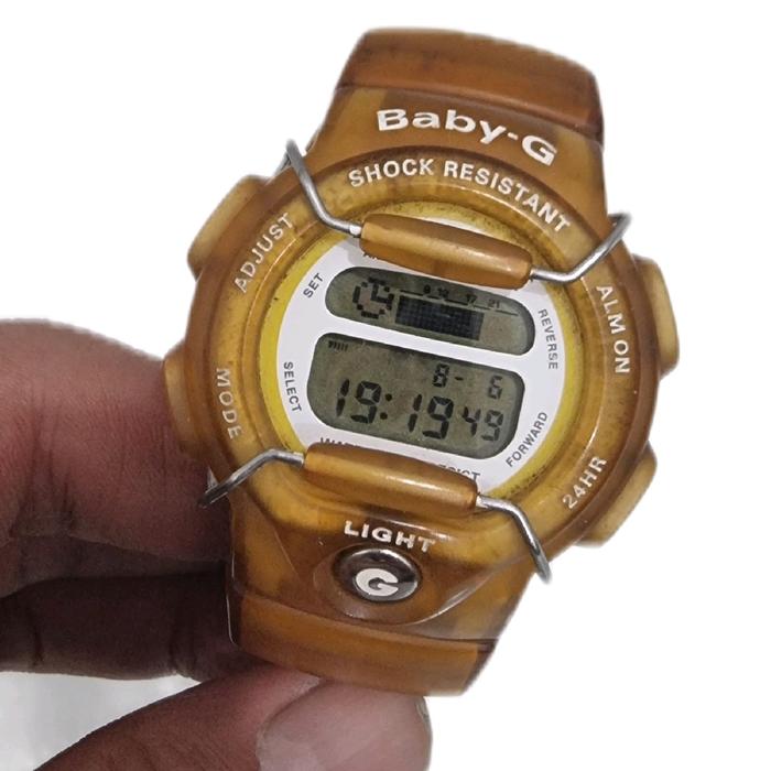 Jam tangan Casio Baby G BG 350 Yellow Original Jepang